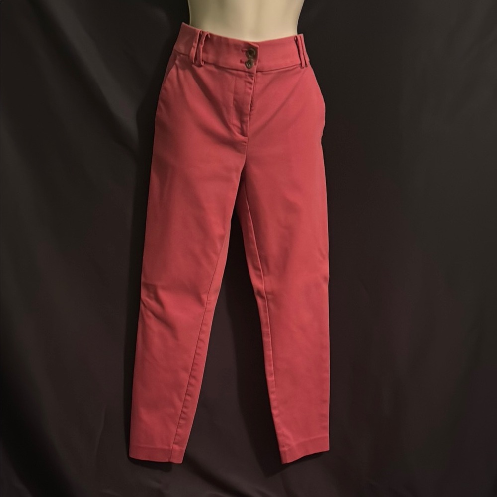 LOFT Red chinos Sz 6